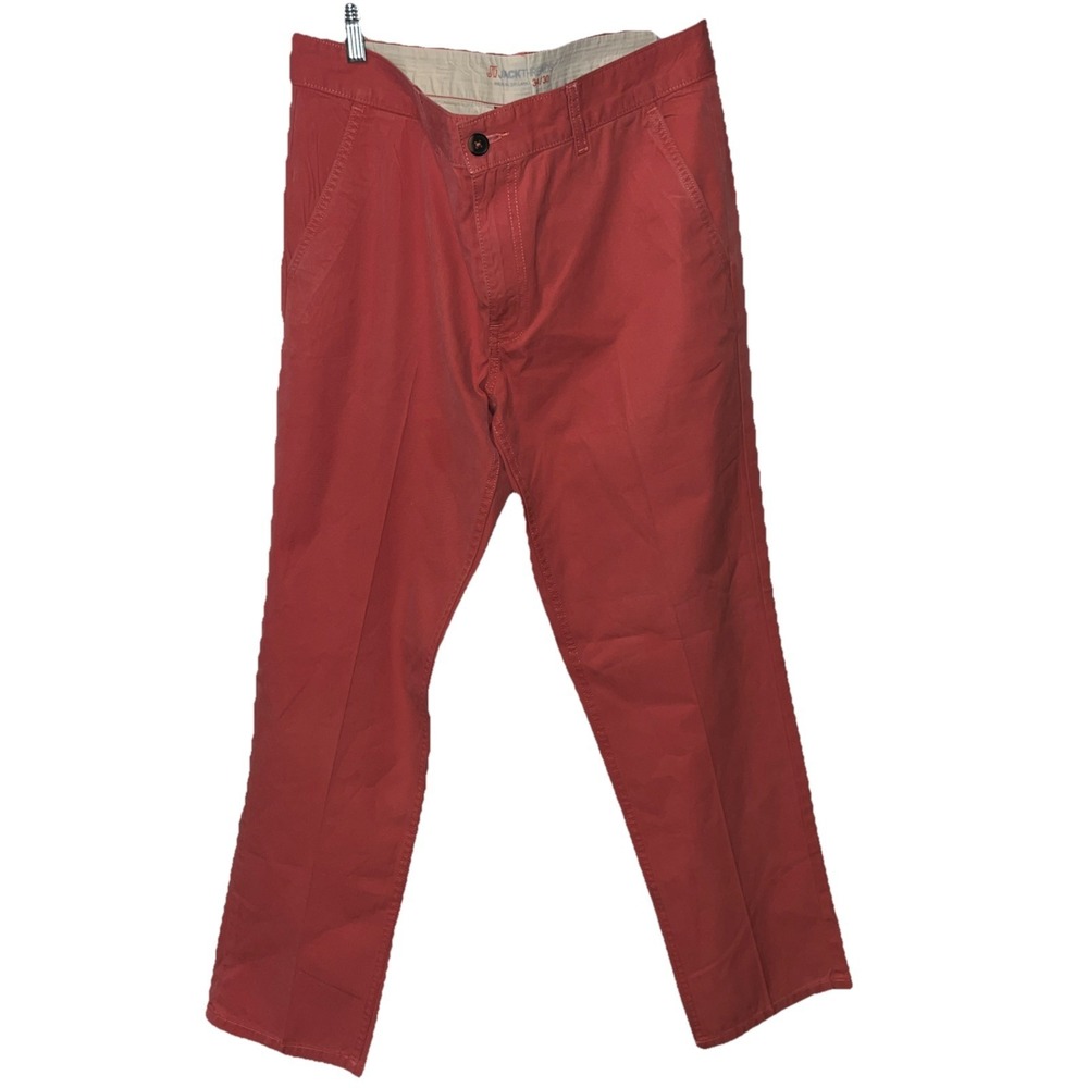 JackThreads JT Pink Chino Pants Men's Size 34x30 Casual Work Travel Fun